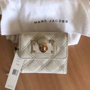 Marc Jacobs wallet, ivory off white color